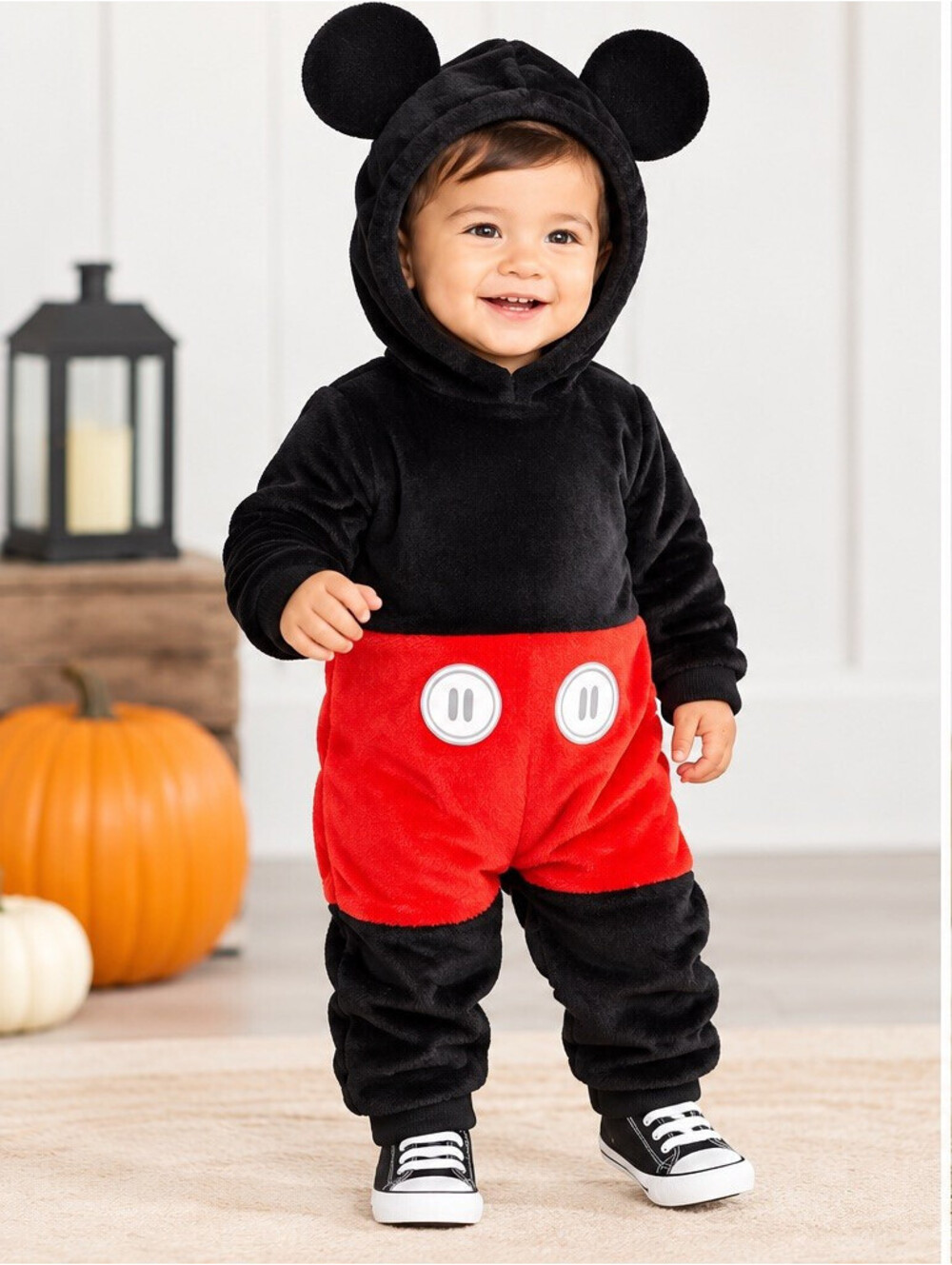 Disney Baby Mickey Mouse Plush Halloween Costume Hood 18-24M? See Measurements